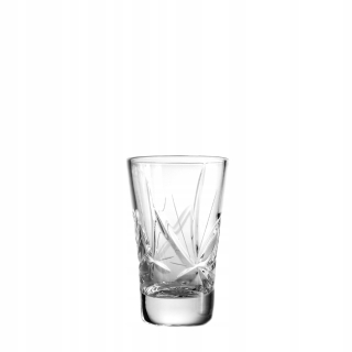 Kryštálové poháriky na vodku Niemen Crystal, séria Levante, 6 ks